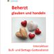 Plakat zum Buß- -und Bettag mit vielen verschiedenen Herzen in der Mitte