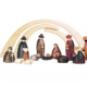Eine Weihnachtskrippe aus Holz